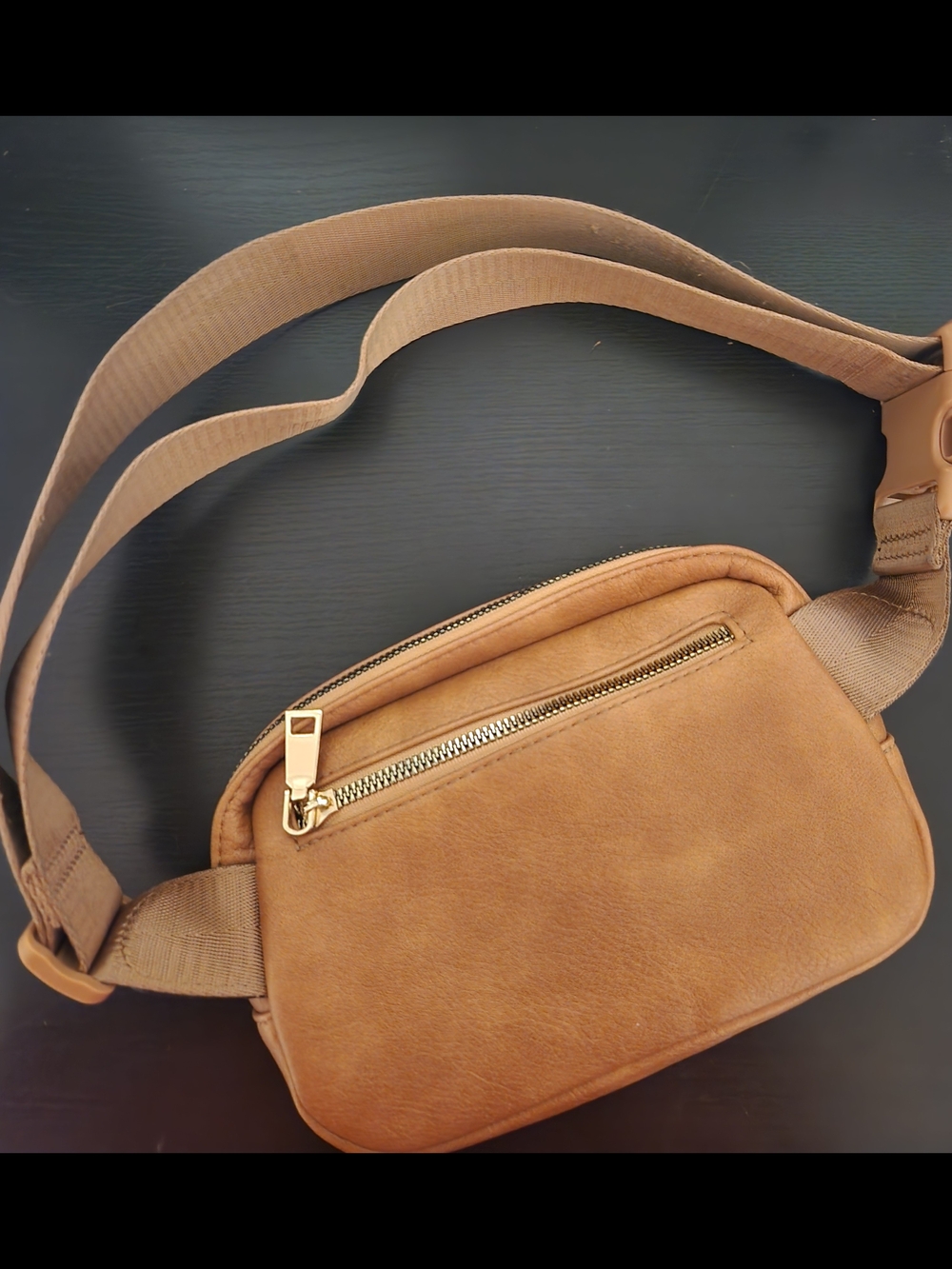 ❤️Tan  Fanny  Pack Bag Adjustable Waistline New⭐️